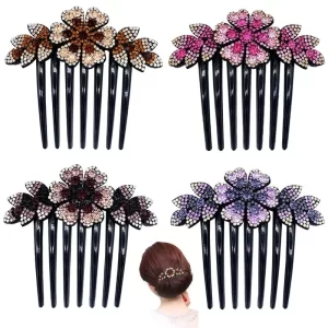 Hair accessory crystal comb