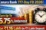 Canara Bank 777-Day FD 2026: Earn Up To 6.75% Interest And Get ₹1.16 Lakh On ₹1 Lakh Deposit