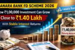 Canara Bank FD Scheme 2026: How ₹1,00,000 Investment Can Grow Close To ₹1.40 Lakh With Stable Interest Returns