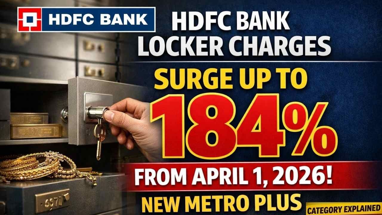HDFC Bank Locker Charges Surge Up To 184% From April 1, 2026: New Metro Plus Category Explained