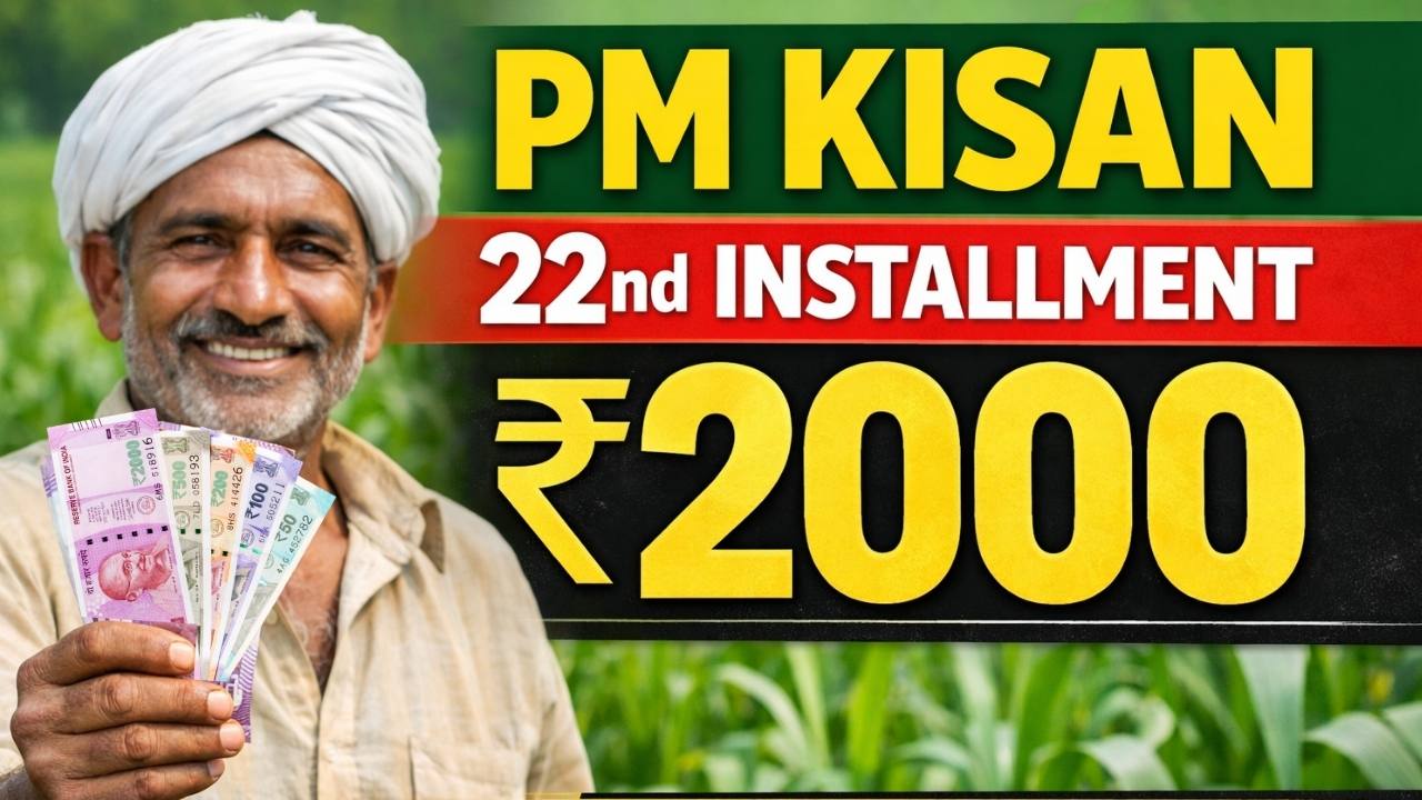 PM Kisan 22nd Installment ₹2000 Payment Date Update 2026: Expected Release Timeline, Eligibility Rules And Status Check Guide