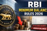 RBI Minimum Balance Rules 2026: 7 Key Facts Bank Account Holders Must Understand Before March 10 Changes