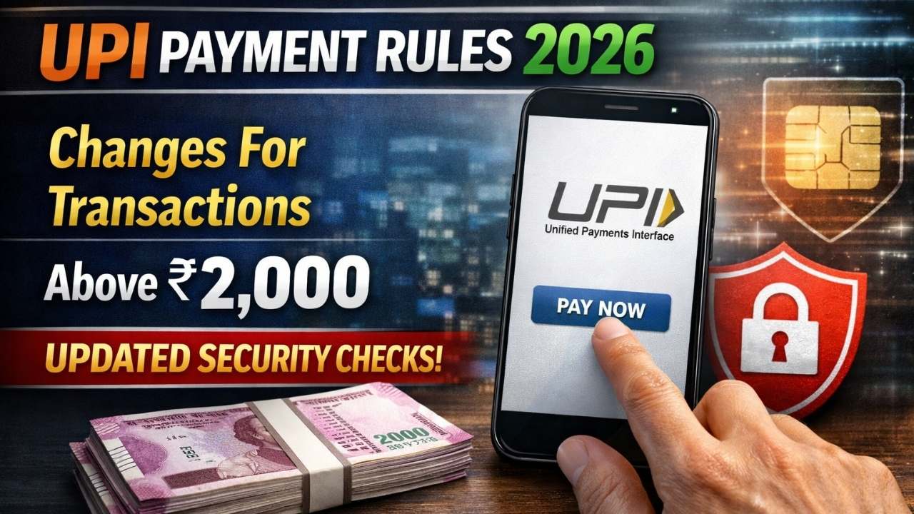 UPI Payment Rules 2026: Key Changes For Transactions Above ₹2,000 And Updated Security Checks