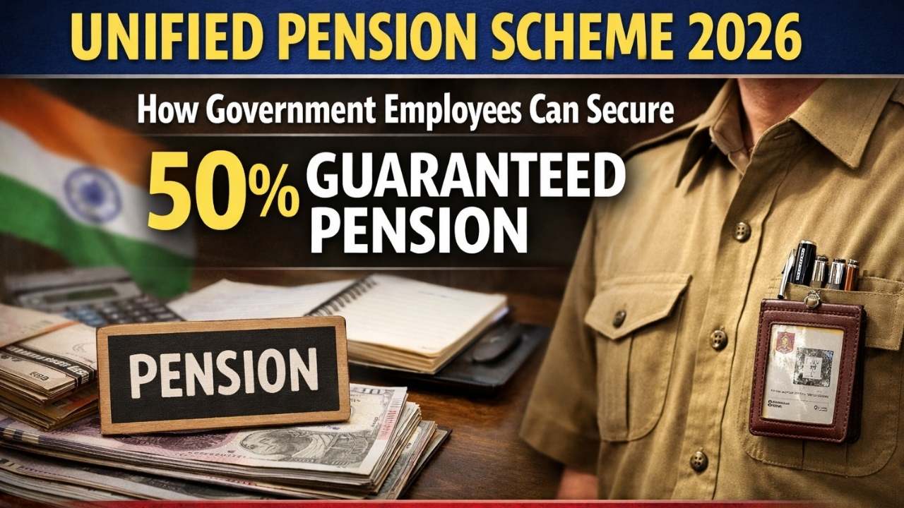 Unified Pension Scheme 2026: How Government Employees Can Secure 50% Guaranteed Pension After 25 Years of Service